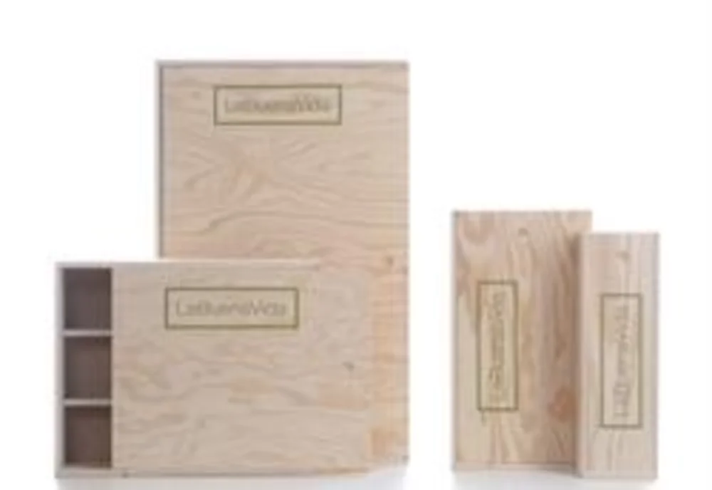 Geschenkverpakking Hout 1 fles