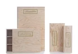 Geschenkverpakking Hout 3 flessen